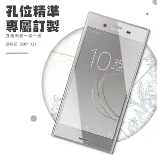 SONY XZ1 高清晰透明9H玻璃鋼化膜手機保護貼(3入 XZ1保護貼 XZ1鋼化膜)