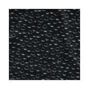Miyuki Seed Beads 6/0 Opaque Black 6-401 Glass 20g in a Tube Round Rocaille