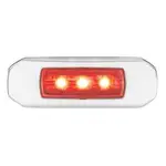 Narva 9-33V LED Courtesy Lamp White Base Red/White - 87603W