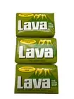 3 VINTAGE LAVA Pumice Hand Soap Bars Institutional Pack Sealed Green Color