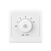 Adjustment Stepless Knob Speed Control Switch Ceiling Fan Governor Light On Off