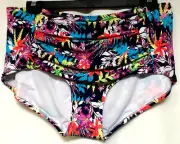 TS TAKING SHAPE plus size XL/ 24 Swimwear Floral Hipster Brief comfy bathers NWT