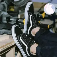 在飛比找蝦皮購物優惠-免運 Vans Old Skool V 黑白 經典款 魔鬼氈