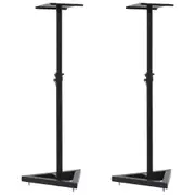 Studio Monitor Speaker Stands 2 pcs Black Steel vidaXL