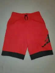 NIKE JORDAN JUMPMAN GYM SHORTS BOYS KIDS GYM RED BLACK MEDIUM 957837 KR5 NEW