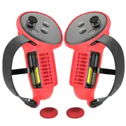 Silicone Controller Grip Cover for Oculus Meta Quest 3S Oculus Quest 3 VR Accessories-Red