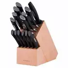 Scanpan Classic 15 piece 15pc Oak Knife Block Set