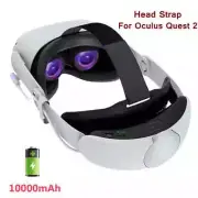 Adjustable Head Strap Quest 2 VR Headset Charging Elite Strap 10000mAh Battery