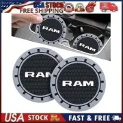 2 pk Cup Mat Car Drink Holder Insert Silicone Coaster Set for Do-dg-e Ra-m Sty 1
