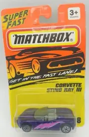 Matchbox Corvette Sting Ray III 7-11 Superfast #38 Chevy Chevrolet PROMO 1994