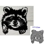 Raccoon Metal Cutting Dies Cut Die Mold Decoration Scrapbook Card Making Craft