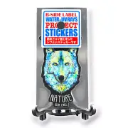 Wolf Sticker from Japan Glowing Eyes Force of Nature Quirky Fun B-Side Label