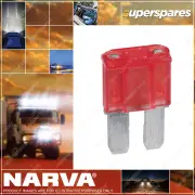 Narva Brand 10 Amp Red Colour Micro 2 Blade Fuse - Box Of 25 52410