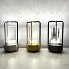 Rechargeable Touch Crystal LED Table Lamp for Bedroom & Restaurant Decor