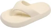 [Generic] Slide for Women Heels Thick Slippers Non Slip Soft Sandals Outdoor Indoor Beach Pool Slippers Summer Slide in Guards Women Soccer