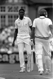 West Indies Cricket Great Joel Garner 1980S No 46 Old Photo