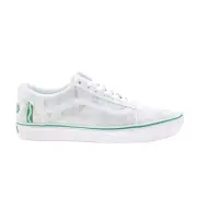 Vans Comfycush Old Skool Mens White Canvas Skate Inspired Sneakers Shoes