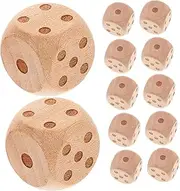 CHICAMPERA 20pcs Dice Set Rounded Corners Indented Design for Creative Play for Board Games and Educational Activities Safe and Stable for Boys and Girls and Adults
