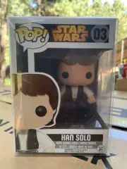 Funko POP! Han Solo Star Wars *NEW *Vaulted *Protector