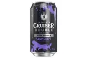 Vodka Cruiser Sour Grape, Low Sugar, Refreshing Flavoured Pre-Mixed Vodka Drink, 6.8% ABV, 375mL (Case of 24 Cans)