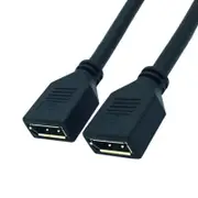 Displayport Female To Connector Extender Port Dp Cable Extension Adapter 30Cm Black Monitor/Av Cables & Adapters
