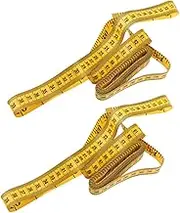 Vaguelly 2Pcs Soft Tape Measure Dual Sided Flexible Measuring Tape for Sewing Tailoring Measurement Markings Durable Portable Design