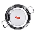 Stainless Steel Induction Compatible Kadhai Wok 2.3 Litre