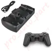 PS3 Controller Gamepad /Dual Charger Dock Stand For Sony PlayStation 3 PS MOVE