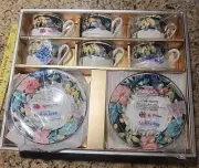 Vintage Hankook Super Strong Hi-Tech China from Korea. 12 pcs tea set