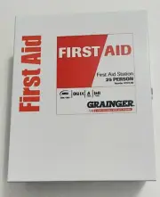 FIRST AID ONLY First Aid Kit and Housing: 94 Components, ANSI/ISEA Z308.1-2021