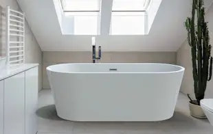 【亞御麗緻衛浴】獨立式壓克力浴缸160x70x60cm