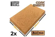 GSW: Cork Sheet in 3mm x2