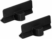 SplashNColor Fridge Door Lock Compatible with Dometic & Electrolux Refrigerator Models – ABS Plastic Secure Latch for Camper, Caravan, Motorhome, RV – Replacement Door Catch – Black – 2 Pack