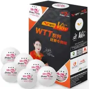 Ping Pong Balls - White 3 Star WTT Smash Offical 40+ Table Tennis Balls - ITT...