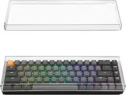 Geekria 65% Keyboard Dust Cover, Clear Acrylic Keyboard Cover for 68 Key Computer Mechanical Keyboard, Compatible with Keychron K7 Keyboard, Keychron K6, K6 Pro, RK Royal KLUDGE RK68