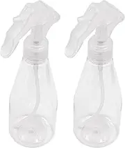 2 Pcs NUZAMAS Empty Spray Bottle 200ml Plant Mister - Plastic Hairdressing and Cleaning Spray Bottles for Garden and Home