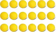 18 Pcs Practice Foam Golf Balls,Foam Practice Balls Light Soft Elastic Training Multifunction Sport Balls,Indoor Outdoor Training Aid Balls,Soft Practice Balls for Backyard