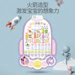 ∈迪士尼寶寶有聲掛圖漢字拼音兒童早教語音識字字母點讀墻貼玩具1