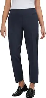 [Kirkland Signature] Women's 4-Way Stretch Ankle Pants, Navy, Large