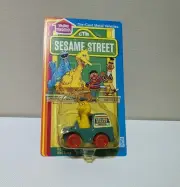 Vintage 1982 Hasbro Diecast Big Bird Mail Truck Toy Car in Box NEW