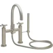 California Faucets 1108-66.18-PC Bathtub Filler with Hand Shower POLISHED CHROME