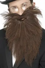 Smiffys 22833 Long Beard and Tash - Brown