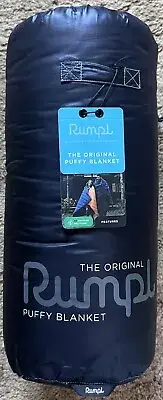 RUMPL Original Puffy Blanket Black New With Tags