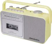 SB2130CS Portable Cassette Player/Recorder with AM/FM Radio (Cream/Silver)