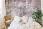 3D Texture Grey Pattern Self-adhesive Removeable Wallpaper Wall Mural