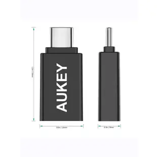 《24小時台灣出貨》AUKEY USB C 轉接頭 TypeC轉USB 3.0 Mac Pro Air iPad