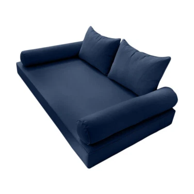 STYLE 4 Mattress & Pillow Daybed Porch Swing Piped Trim Full AD101 |COVERS ONLY|