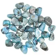 1 lb Larimar tumbled stones