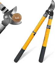 AIRAJ Telescopic Bypass Lopper 42-61cm, Labour-Saving Lopper with Sharp Blades, Extendable Handles with Protective Coating, Garden Tree Trimmer for Pruning Dry and Wet Branches