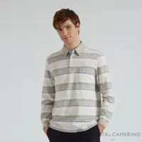 在飛比找momo購物網優惠-【ROBERTA 諾貝達】男裝 色條組合條紋 純絲光棉長袖P